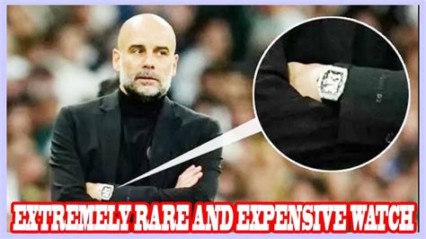 Pep Guardiola spotted wearing rare £1.1m watch.